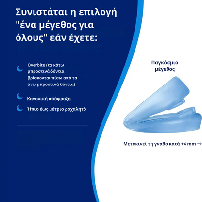 Στοματική συσκευή κατά του ροχαλητού